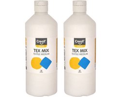 Textielmedium creall texmix 2x500ml - Totaal 1000ml