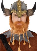 FUNIDELIA Viking Baard voor Mannen - Bruin