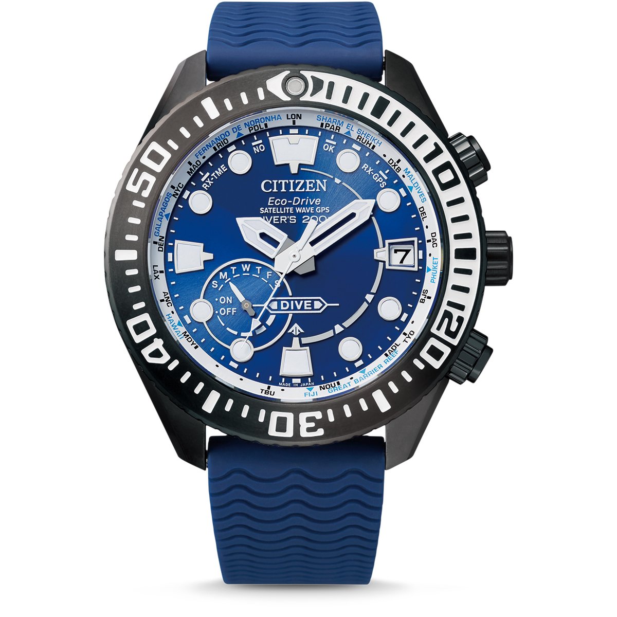 Citizen Promaster Horloge - Citizen heren horloge - Blauw - diameter 47 mm - Titanium