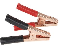 2 stks R / B Maclean MCE 37 Klemmen - ROOD en ZWART Maclean Energy MCE37