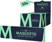 Mascotte® Original Slim Magnet 34 x 50 boekjes | Lange Vloei sigarettenpapier | Smal en dun Bigvloei met Magneetsluiting | 1700 Vloeitjes