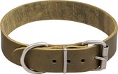 Animal Boulevard Ab30159 - Hals- En Leibanden - Hond - Ab Country Leather Hd Halsband Olijf-40mmx57-65cm - Maat: 40mmx57-65cm