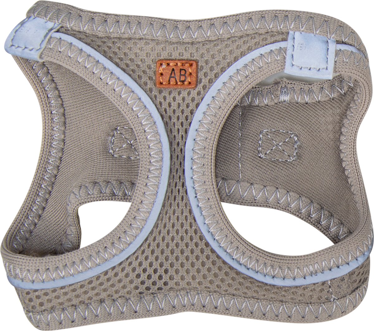 Animal Boulevard - Air-mesh Harnas - Hond - Grijs - Maat: Xxxs 1,5-3kg