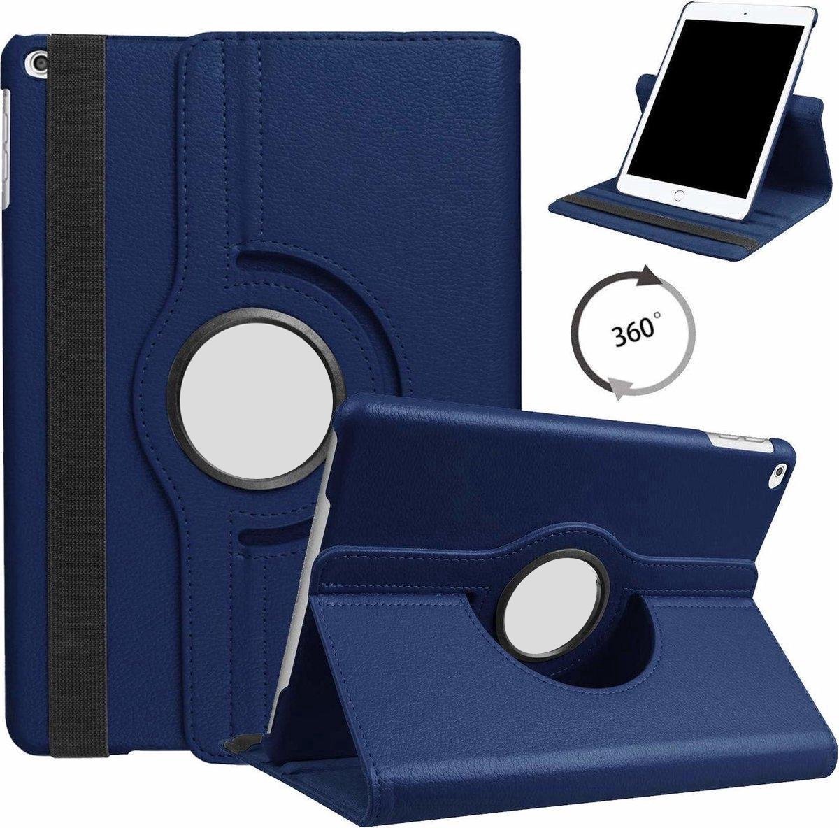 Draaibaar Hoesje geschikt voor iPad 2021/2020/2019 10.2 inch 9/8/7e generatie Draaibaar 360 Graden Case Smart Cover
