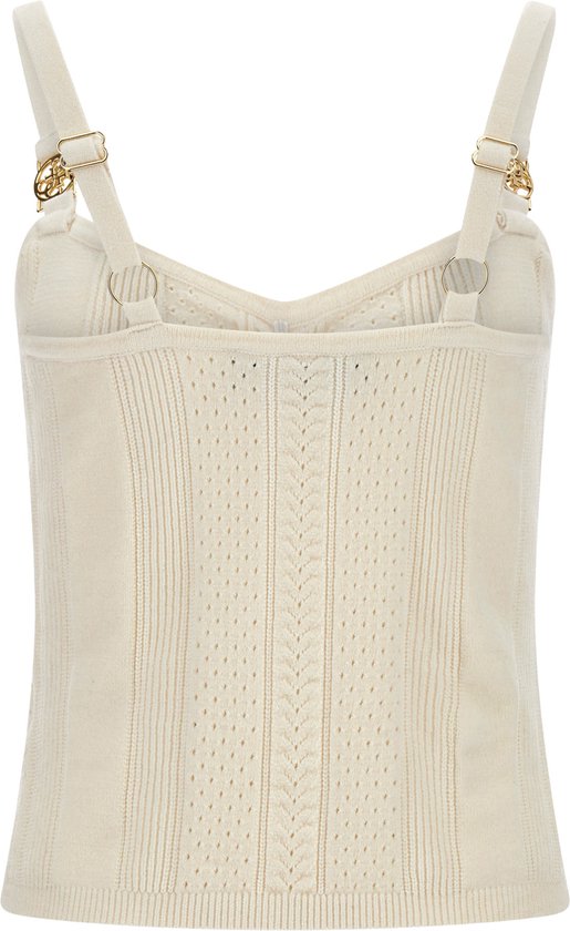 GUESS Women’s Cecilia Sweatshirt – Rhinestone Logo, Scuba Knit, Responsibly Sourced Materials - View #5