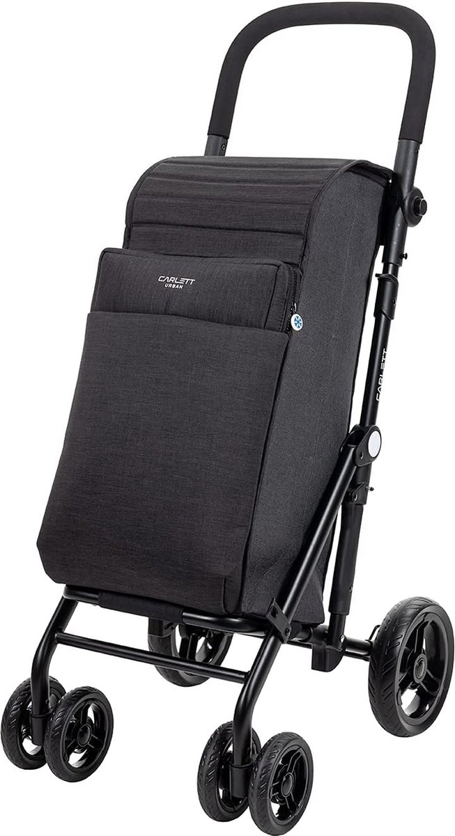 Boodschappentrolley met Wielen - Opvouwbaar - Afneembare Boodschappentas - Boodschappenwagen