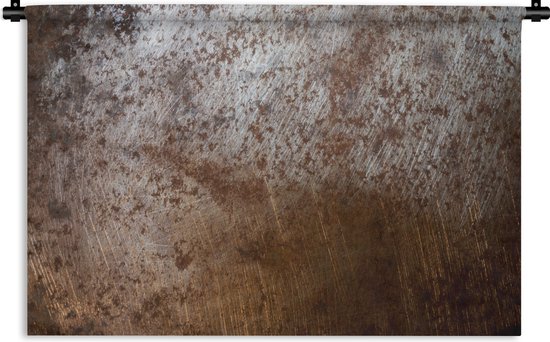 Tapisserie - Tapisserie - Rouille - Argent - Métal - 150x100 cm - Tapisserie