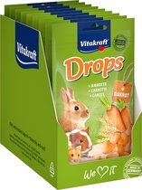 Vitakraft Rodent Drops - Snack Lapin - 9 x Carotte