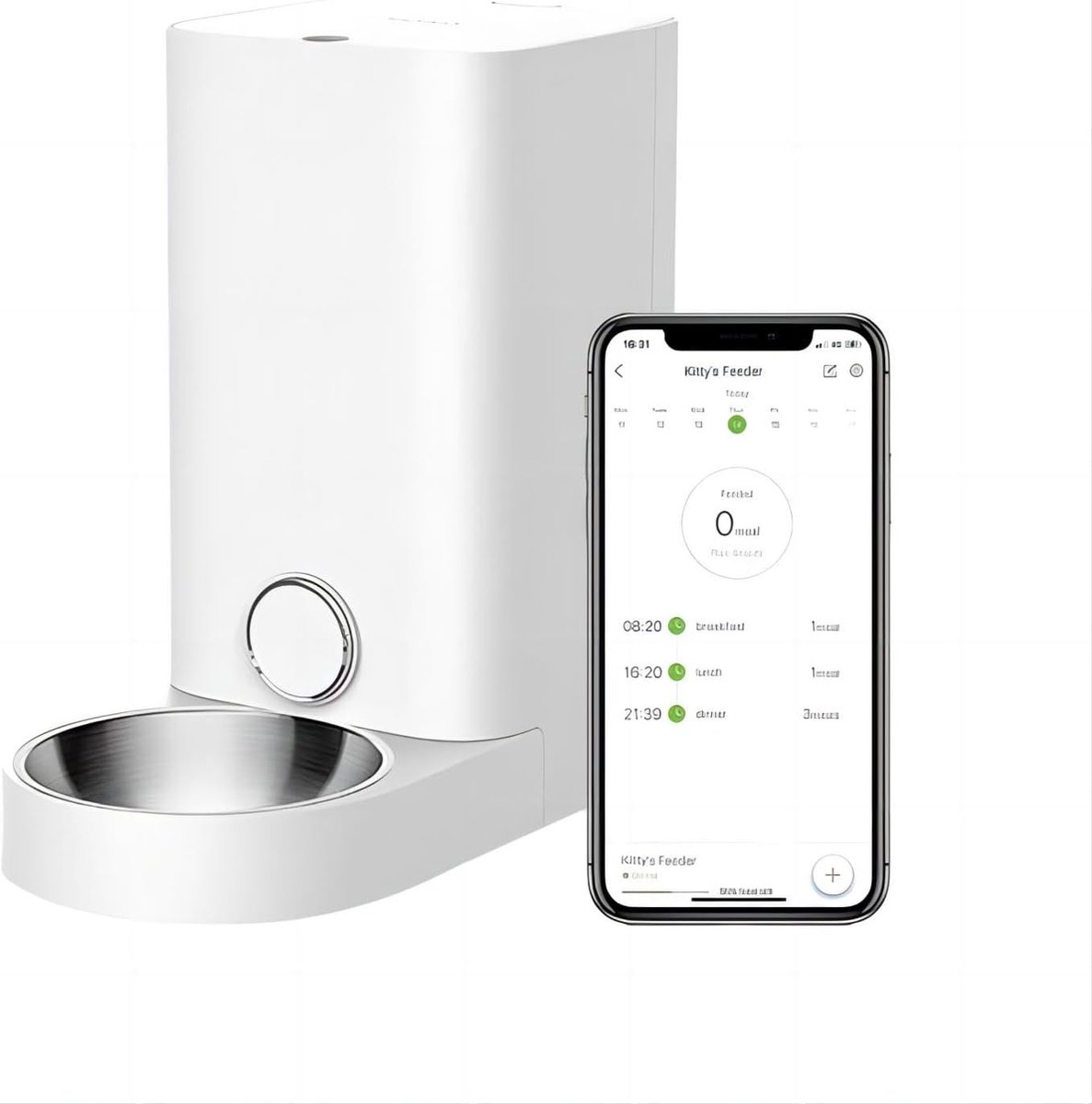 Kattenvoerautomaat Programmeerbare Voederautomaat met - Kattenvoerautomaat - €224,95