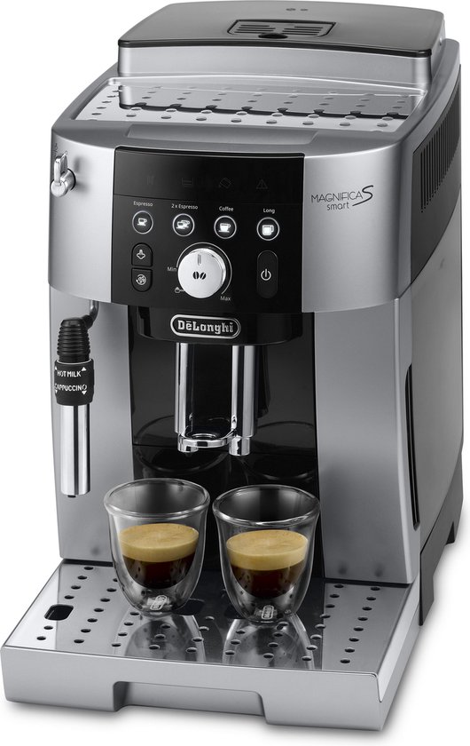 De'Longhi Magnifica Smart ECAM250.23.SB Volautomatische espressomachine  Zilver/Zwart | bol.com