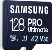Samsung Pro Ultimate - Micro SD Kaart - Inclusief SD Adapter - 128 GB