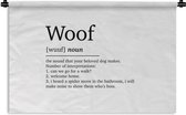 Tapisserie - Tapisserie - Woof - Citations - Proverbes - Définition Woof - Dictionnaire - 150x100 cm - Tapisserie