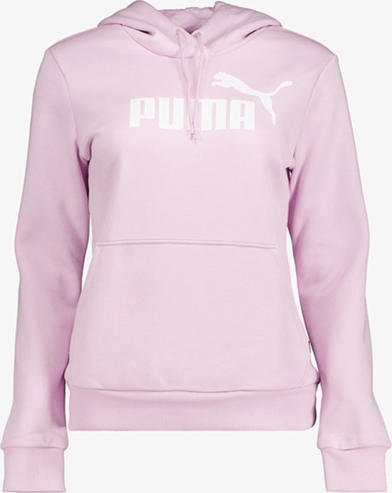 PUMA ESS Logo Hoodie FL (s) Dames Trui - Grape Mist - PUMA