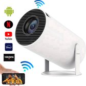 Ultieme Draagbare WiFi 6 Mini Beamer 4K/200 ANSI Projector Streamen - HY300 - BT 5.0 - Android - Home Cinema - Beamers