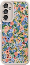 Casimoda® hoesje - Geschikt voor Samsung Galaxy A14 5G - Floral Garden - Zwart TPU Backcover - Bloemen - Multi
