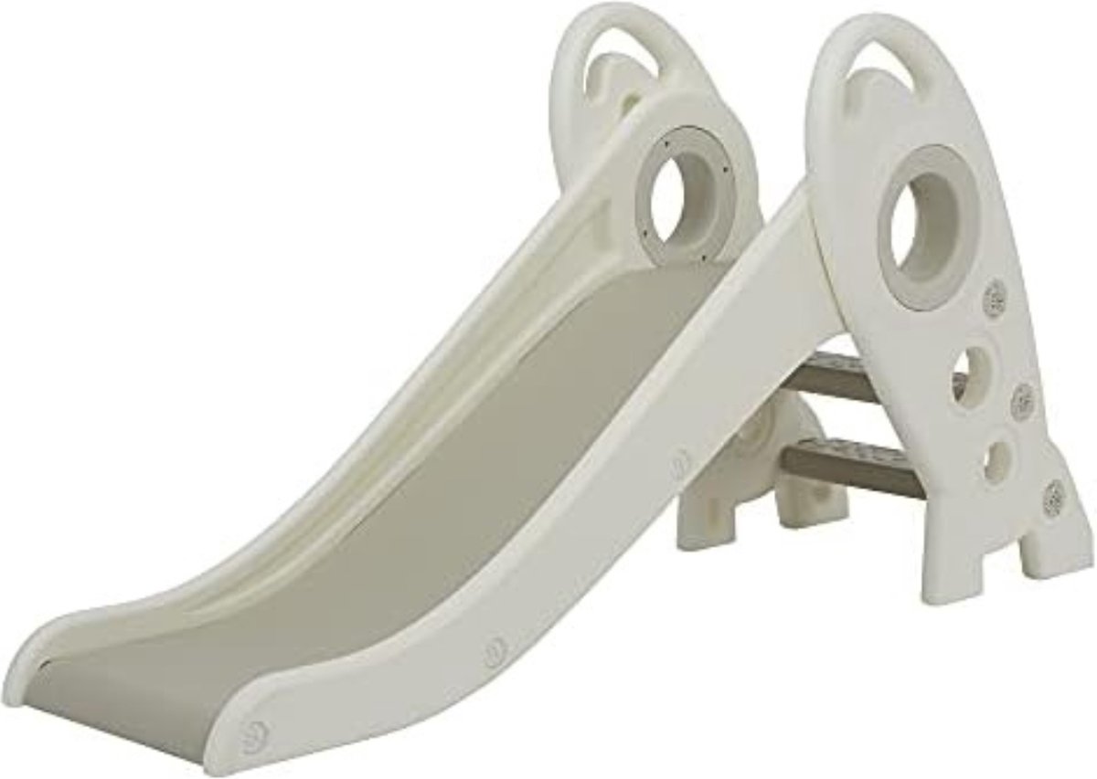 Glijbaan peuter Glijbaan buiten 125 x 33 x 64 5 cm 5 kg Wit en Grijs
