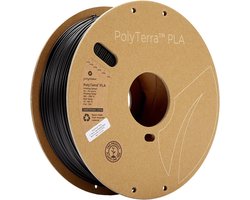 foto van Polymaker 70820 PolyTerra PLA Filament PLA kunststof Gering kunststofgehalte 1.75 mm 1000 g Zwart (mat) 1 stuk(s)
