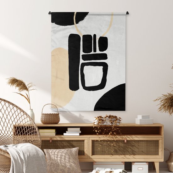 Tapisserie - Tissu mural - Art - Luxe - Abstrait - 90x120 cm - Tapisserie