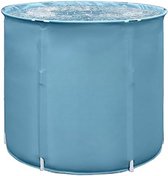 Baignoire pliable pour adulte - Baignoire pliable - Seau de bain - Baignoire autoportante - Bleu clair diamètre 70 x 68 cm