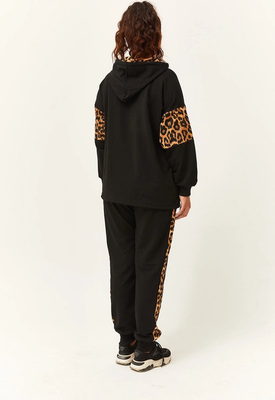 Dames Grote Maten Luipaard geaccentueerde Trainingspak XXL Plus Size Tracksuit. bol