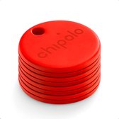 Chipolo One - Bluetooth Tracker - Keyfinder Sleutelvinder - 4-Pack - Rood