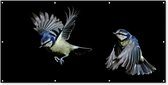 Affiche clôture Vogel - Ressorts - Portrait - 200x100 cm - Toile de jardin