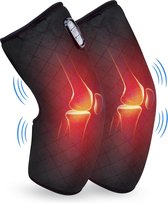 Knie massage apparaat - Kniemassage - 5 vibratie standen - 2 warmtestanden - Gewrichtspijn - Kniebrace - Draadloos - Pijnverlichting - Aanbevolen door fysio's!