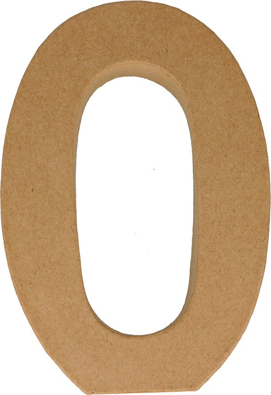 Artemio letter O papier-maché 15 cm
