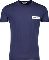 Replay t-shirt donkerblauw