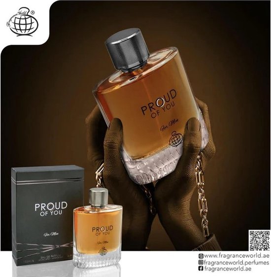 Parfum Homme Proud Of You 50 Ml - Collection Privée Crystal - Neuf