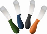 Messenspreidmessenset, per stuk, zwart/groen/blauw/oranje