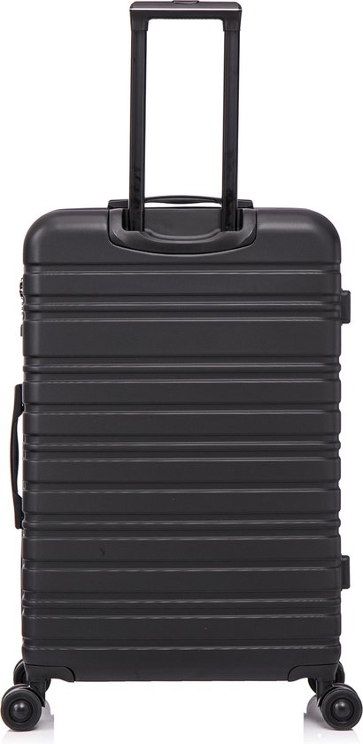 Valise de voyage BlockTravel L à double roulettes 95 litres - serrure TSA intégrée - légère - noir