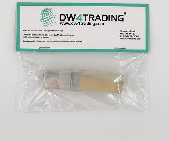 DW4Trading Hout Kantenfrees met Boven Geleider - 19.05x38.1 mm - Schacht 8 mm - DW4Trading