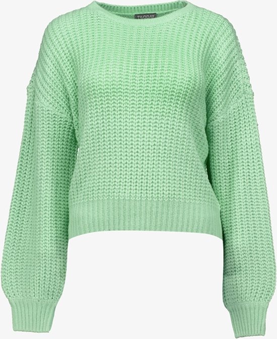 Pull tricoté pour femme TwoDay vert - Taille 3XL