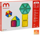 Magnetic Tiles - 30x - Magnetische Tegels - Kado - Kinderspeelgoed Jongens - 6 Jaar - 7 Jaar - Magneet Speelgoed - Meisjes - Educatief Speelgoed - Magnetisch Speelgoed - Magnetische Bouwblokken - Kleine Cadeautjes - Open Ended Speelgoed - Montessori