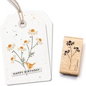 Cats on Appletrees Stamp - Plant 47 Camomile
