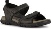 Sandales pour femmes GEOX UOMO SANDAL STRADA B - BLACK - Taille 45