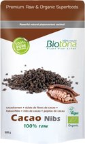 Biotona Cacao Raw Nibs Biologisch 300 gr