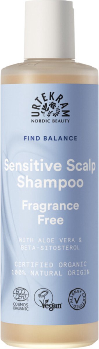 Urtekram Shampoo Geurvrij Biologisch 250 ml