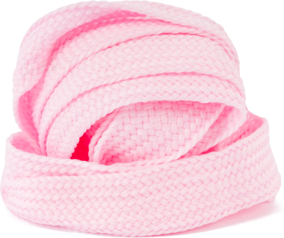 GBG Sneaker Veters 2CM Wijd 140CM - Roze - Pink - Schoenveters - Laces - o.a. geschikt voor Adidas Campus 00s