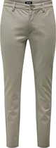 ONLY & SONS ONSMARK SLIM TAP 0209 MELANGE PANT NOOS Heren Broeken - Maat W34 X L34