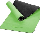 Yoga mat - Yogamat - Fitness mat - Sport mat - Fitness matje - Pilates mat - Oprolbaar - 190 x 100 x 0.6 cm - Lichtgroen