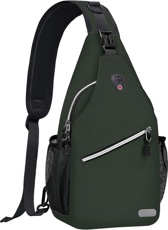 HAUMAUH Schoudertas – Crossbody Borsttas Voor Wandelen, Fietsen, Werk En Shopping, Voor Dames En Heren