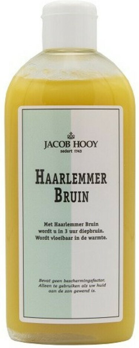 Haarlemmer Bruin - Jacob Hooy Haarlemmerbruin - Zonnebrand - Zonnebrandlotion - Vloeibaar 250ml