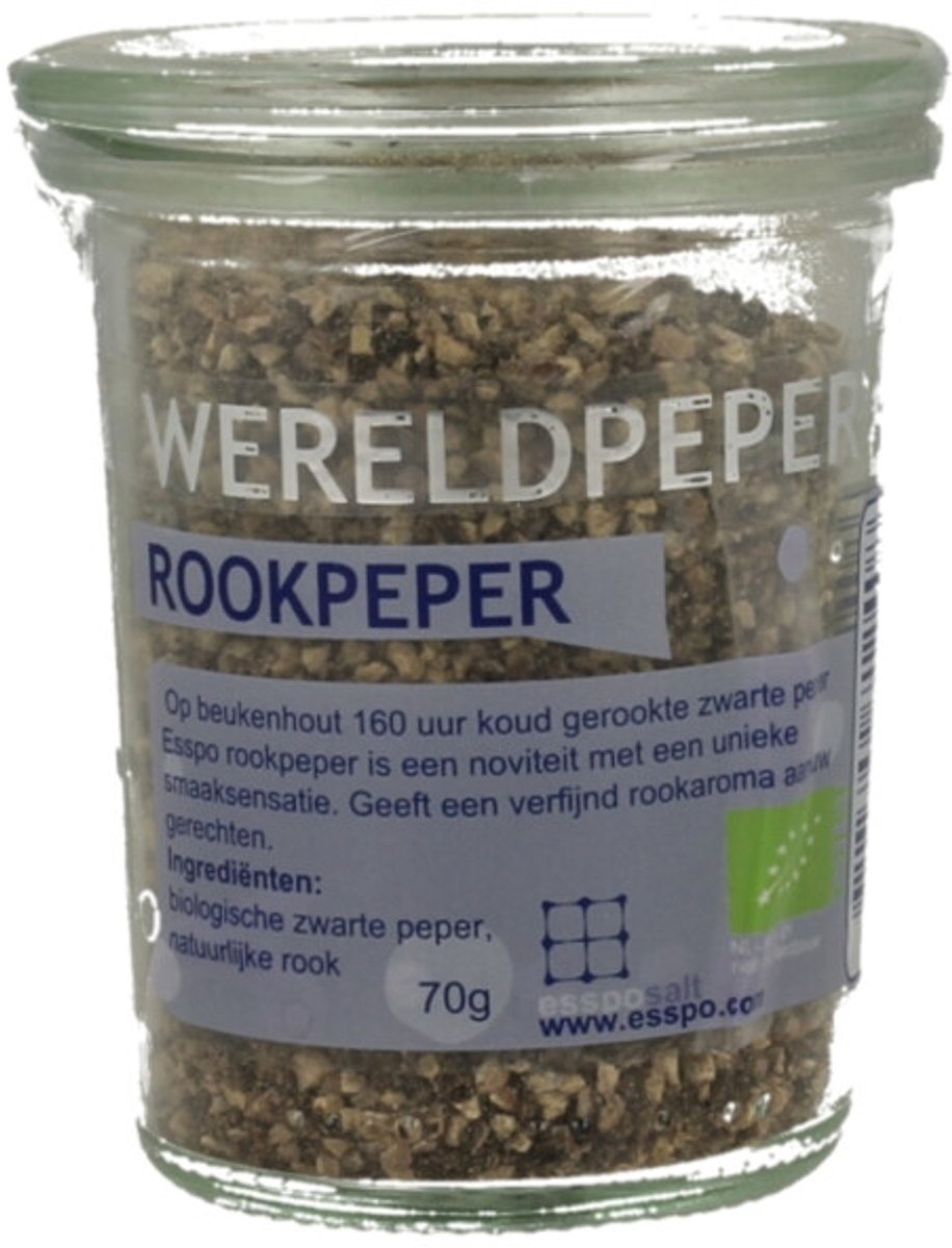 Esspo Wereldpeper Rookpeper Zwart 70GR