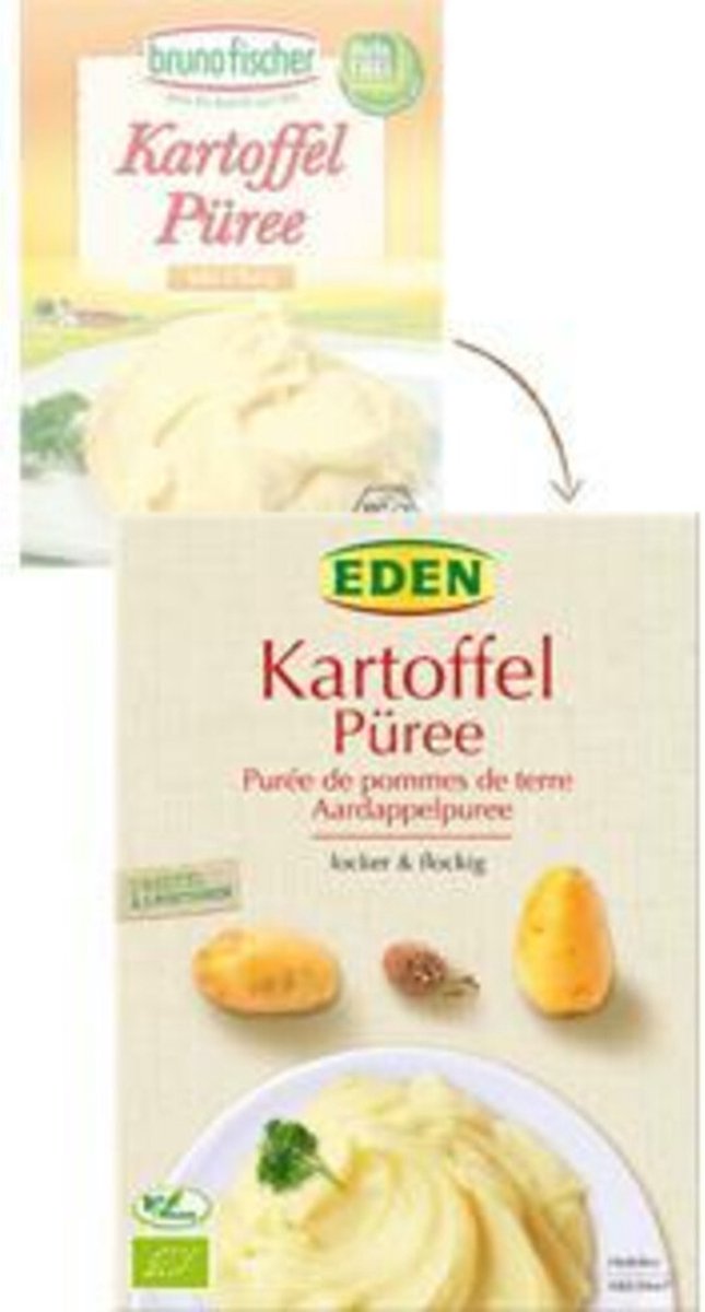 Eden Aardappelpuree bio 160 Gram