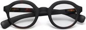Okkia leesbril Lauro round-Zwart-+ 1.50