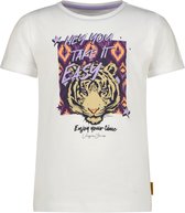 Vingino T-shirt-Hersa Meisjes T-shirt - Real White - Maat 116