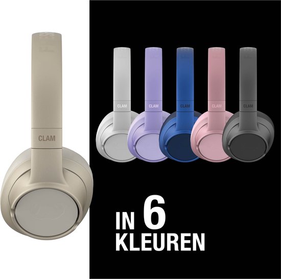 Fresh 'n Rebel Clam Core - Draadloze Bluetooth Koptelefoon - Over-Ear - 45 uur Speelduur - Silky Sand