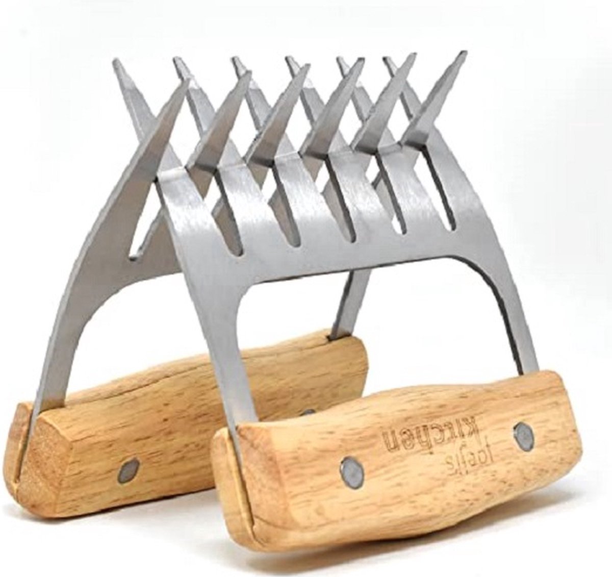 *** 2x Premium BBQ Klauw - Snijhulp BBQ Gereedschap - Vleesklauw - van Heble® ***